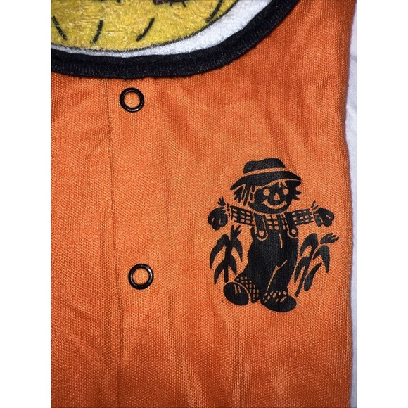 Vintage 90s 1st Halloween Playskool Baby Jammies Newborn Sleeper Snaps Paper Tag - Picture 2 of 8